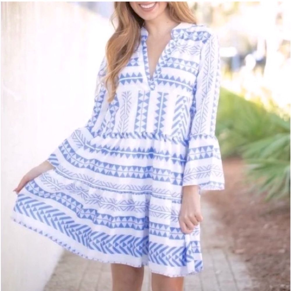 NWT! Arthur Jane Claire Tiered Dress Sz S